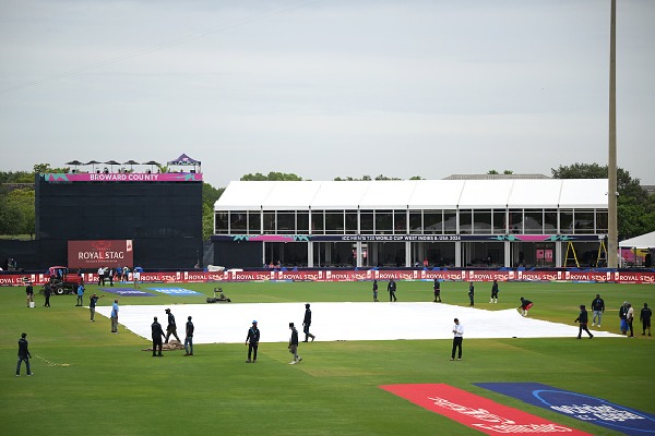 T20 World Cup: Toss in India-Canada match delayed due to wet outfield; ground inspection set for 8 pm IST