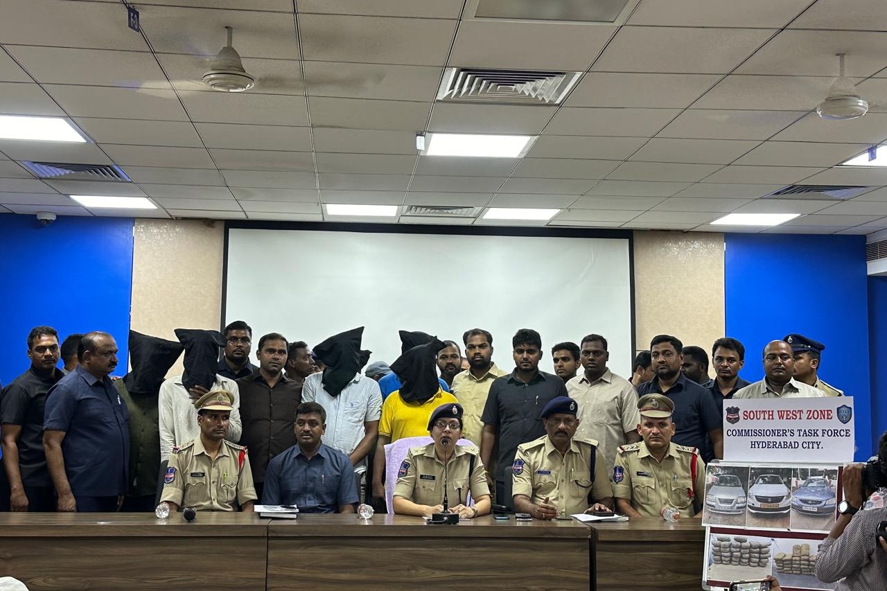 164 kg ganja seized in Hyderabad, six held