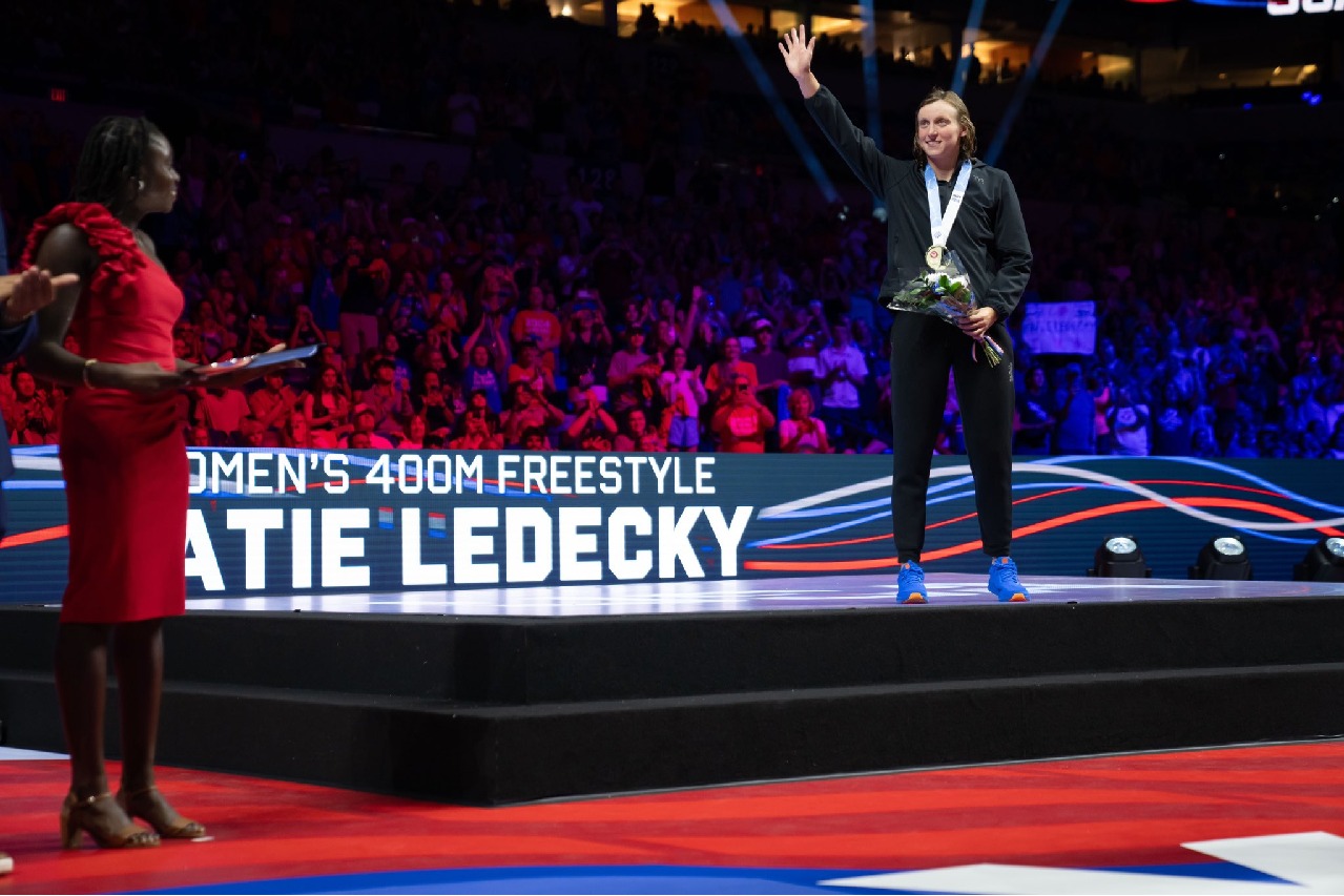 Katie Ledecky creates history at US Olympic swim trials