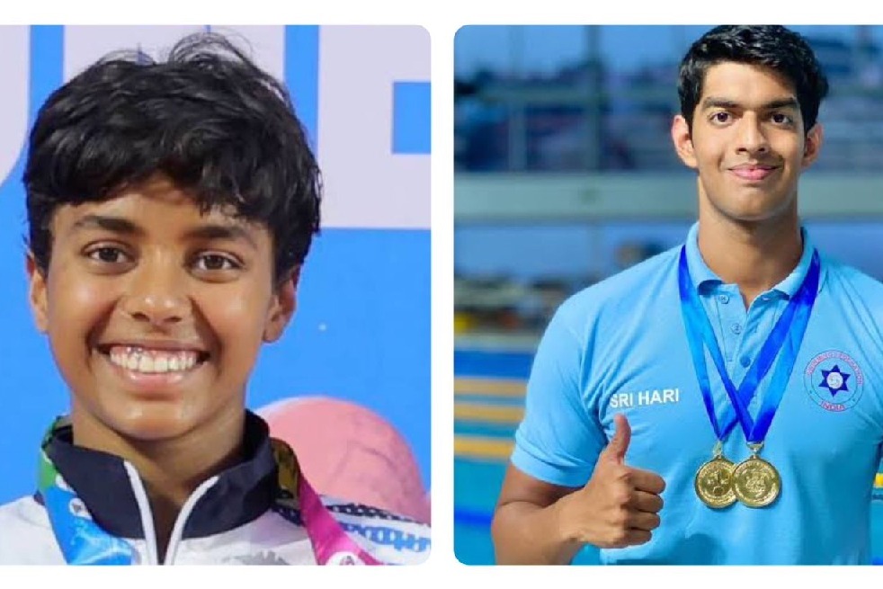 Paris Olympics: 14-year-old Dhinidhi and Srihari get 'Universality Quota' to represent India in swimming