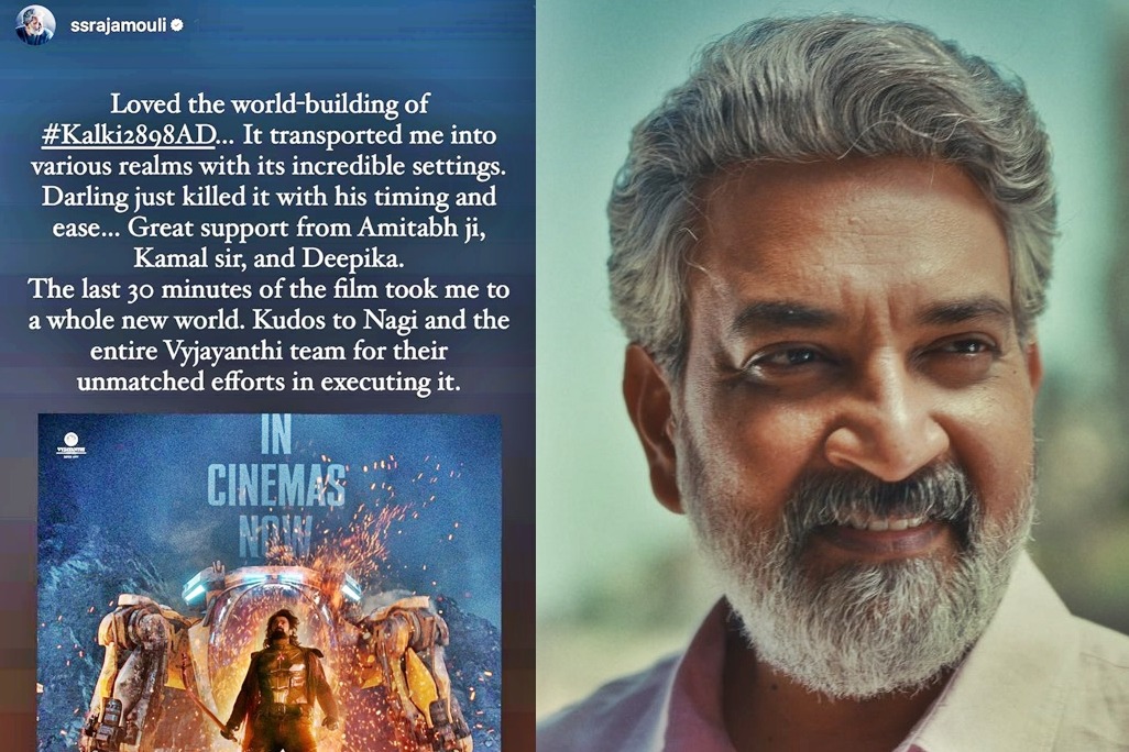 Rajamouli all praise for Prabhas-starrer ‘Kalki 2898 AD’: 'Transported me into various realms'