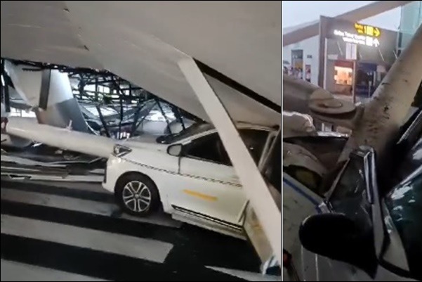 Canopy collapses at Delhi Airport's Terminal-1, several injured