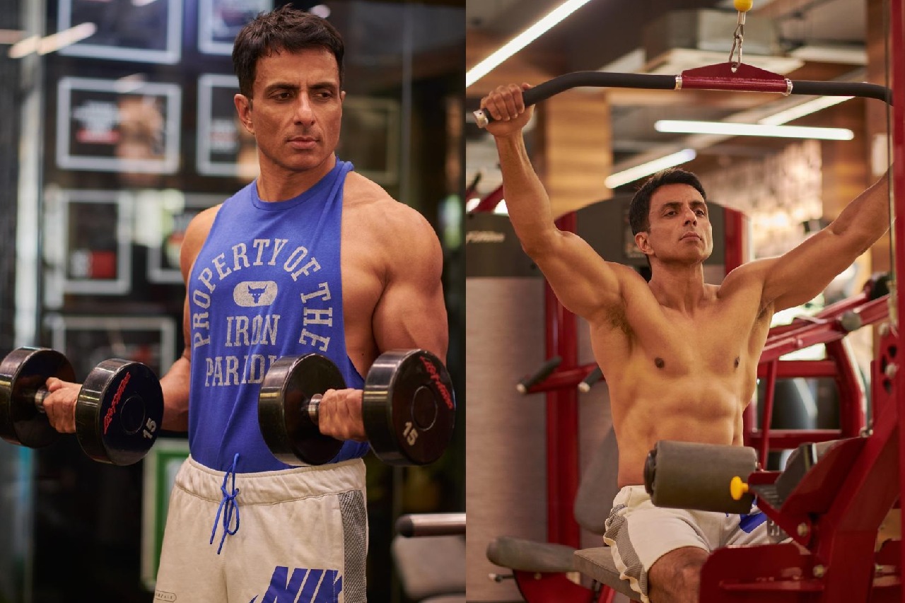 Sonu Sood does crunches, push-ups while watching TV, says meat not required for great physique