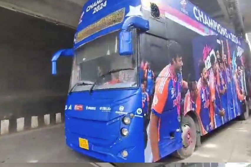 India's victory parade bus awaits champions in Mumbai ahead of mega celebrations