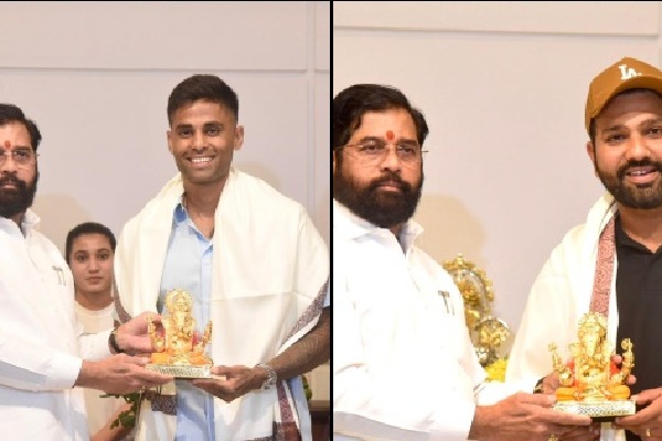 Maha govt felicitates Rohit Sharma, Surya, Dube & Jaiswal at Vidhan Bhavan