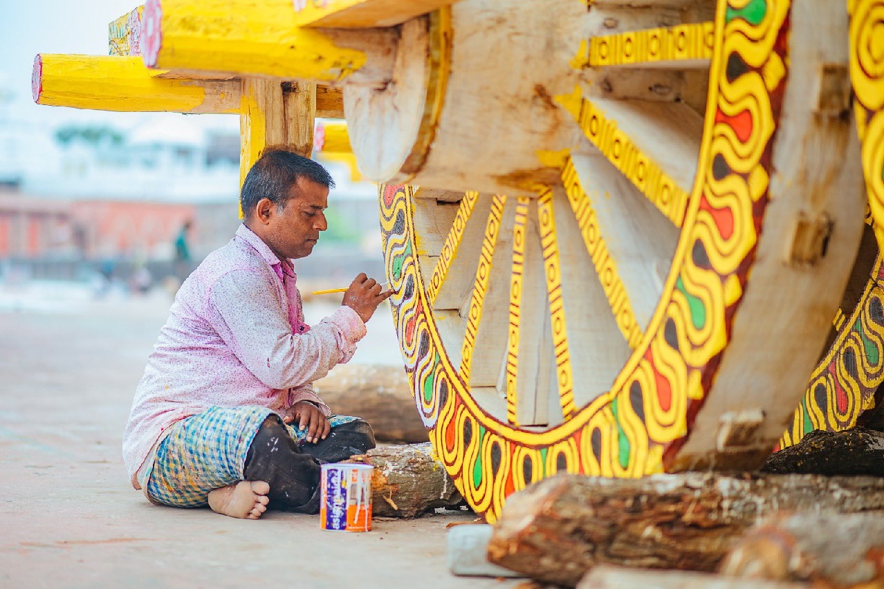 Stage set for grand Rath Yatra of Lord Jagannath in Puri