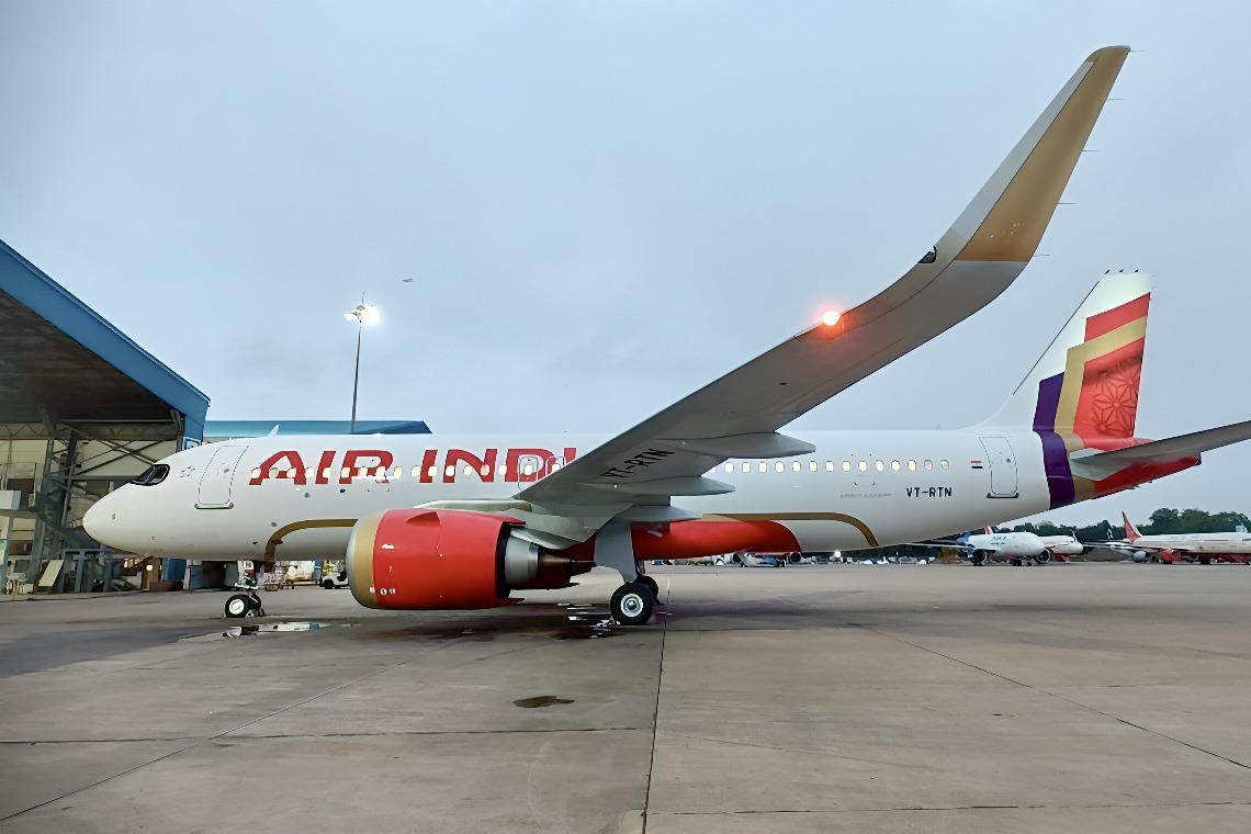 First Airbus A320 Neo aircraft for Air India arrives in New Delhi