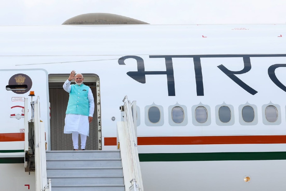 PM Modi arrives in Moscow, to meet Russian President in evening