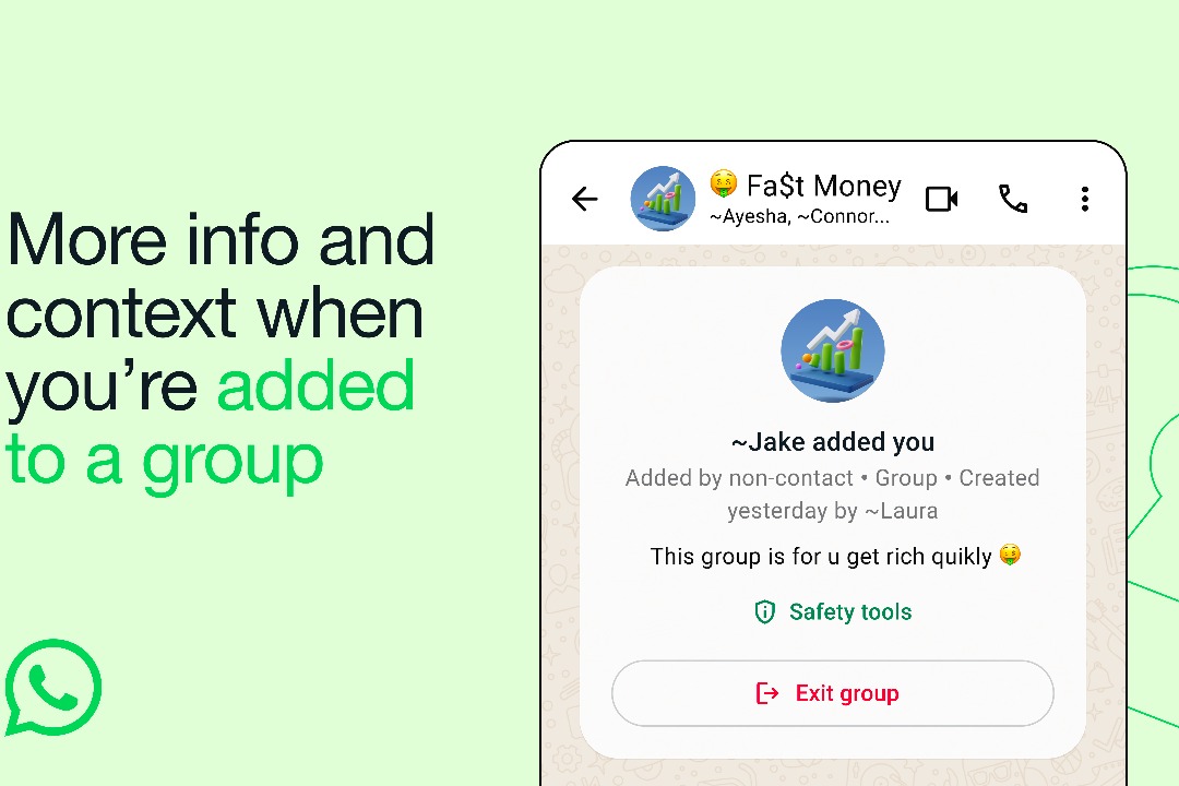 WhatsApp's new feature to help users stay safe in group messaging