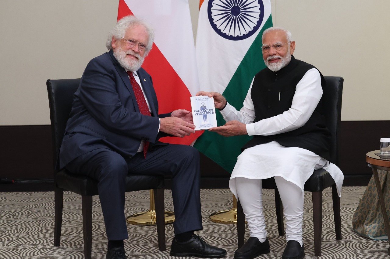 PM Modi meets Nobel laureate Anton Zeilinger, discusses quantum tech, spirituality