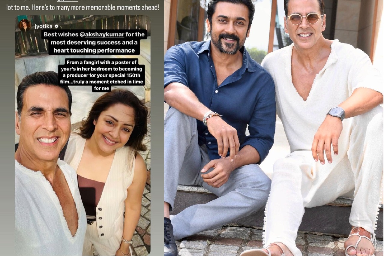 Suriya, ‘fangirl’ Jyotika thank Akshay Kumar for choosing ‘Sarfira’ as his 150th film