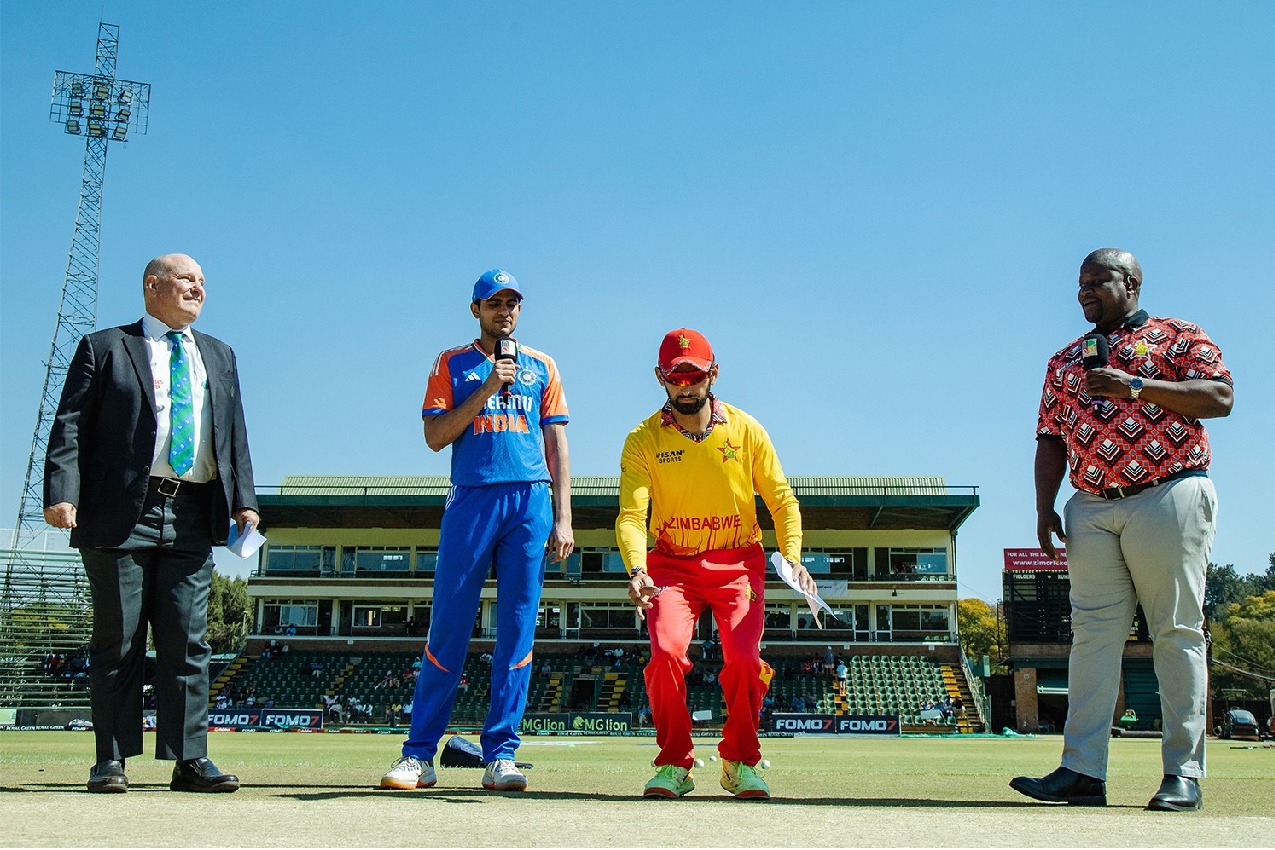 5th T20I: Mukesh, Riyan come in as Zimbabwe win toss and elect to bowl first against India