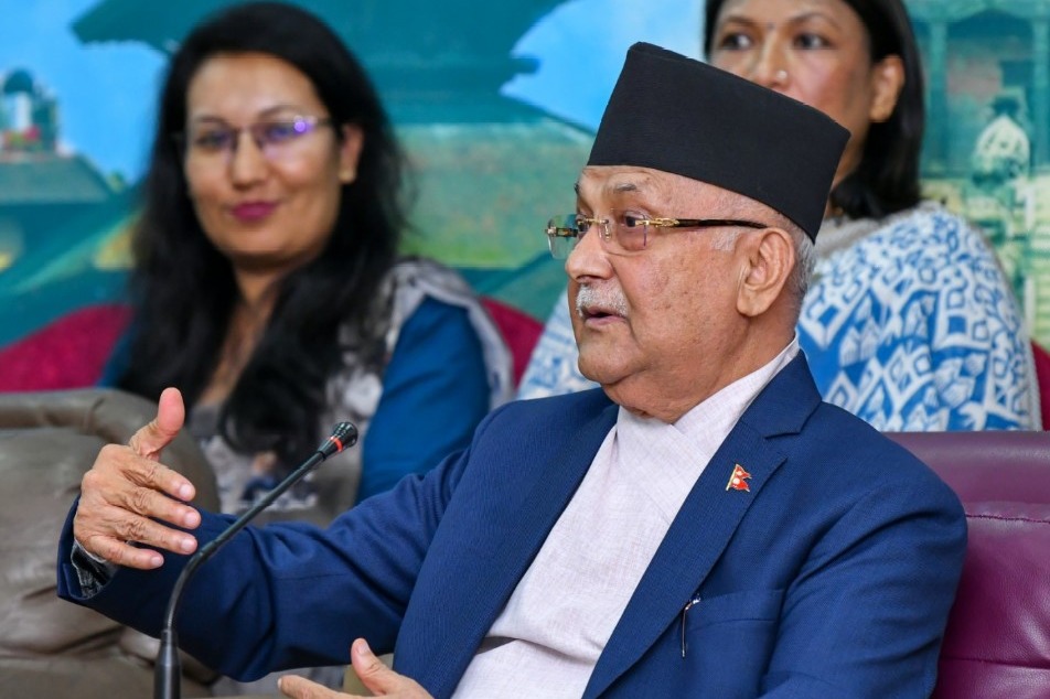 KP Sharma Oli sworn in as Nepal's new Prime Minister