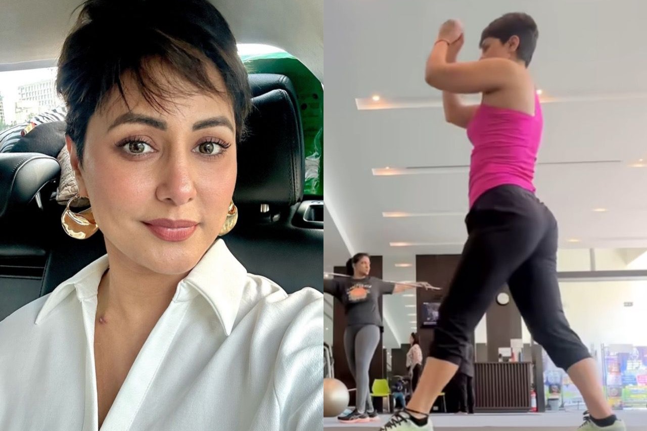 Hina Khan is taking 'one step at a time' as she drops workout video amid chemotherapy