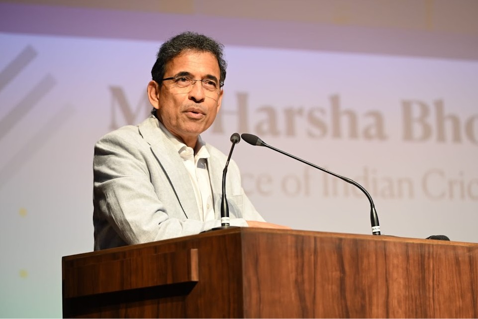 'Do not focus on the outcome, rather practice excellence in everyday life', says Harsha Bhogle at IIM Ahmedabad