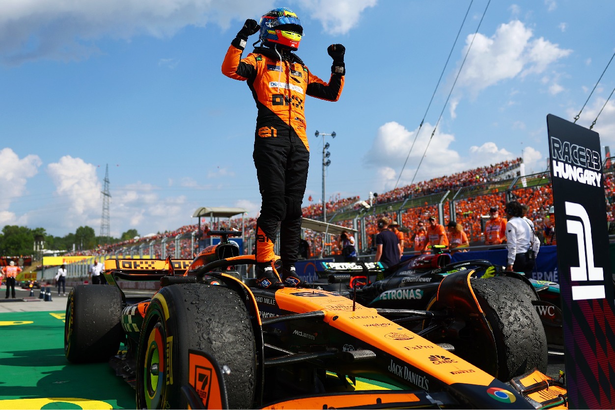 F1: Oscar Piastri wins maiden GP title amid McLaren drama in Hungary