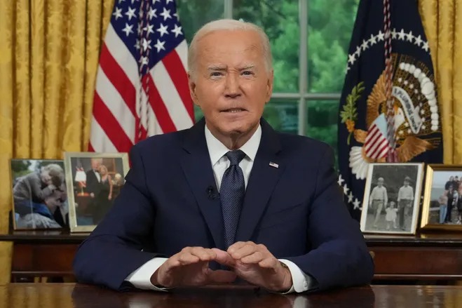 'Passing the torch to new generation', says Biden to Americans after exiting presidential race