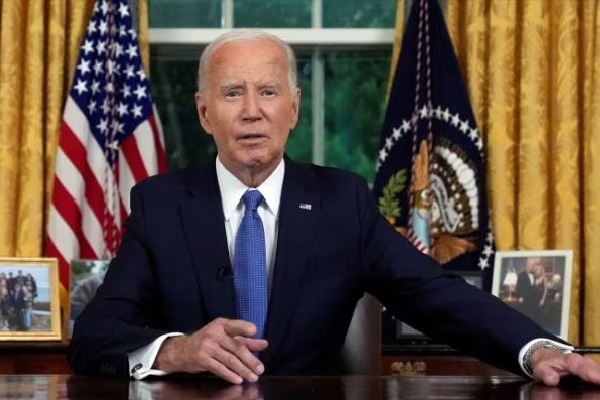 Biden tells Americans he quit race to 'unify his party'