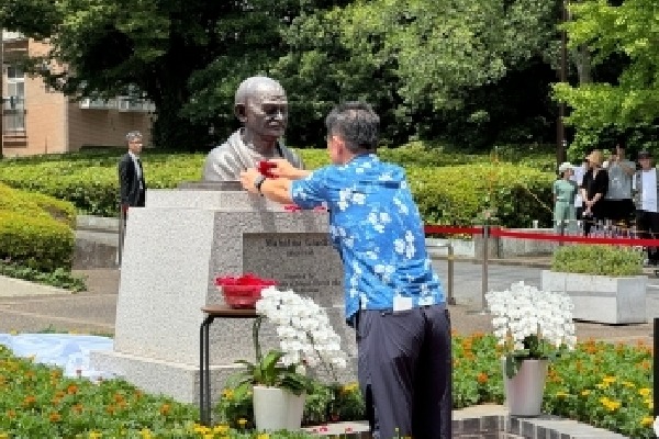 Gandhi statue will become symbol of Japan-India friendship: Masahiro Komura