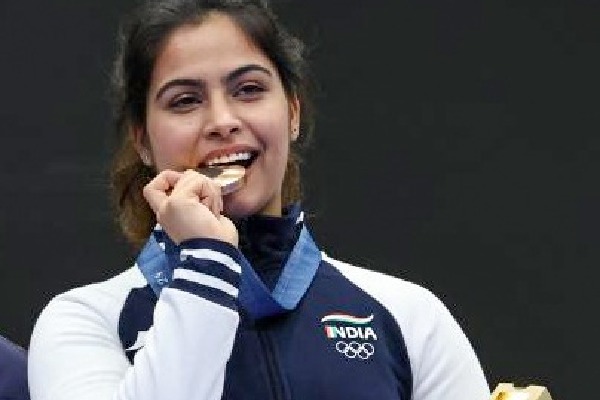 President Murmu, PM Modi lead political leadership in hailing Manu Bhaker's historic bronze