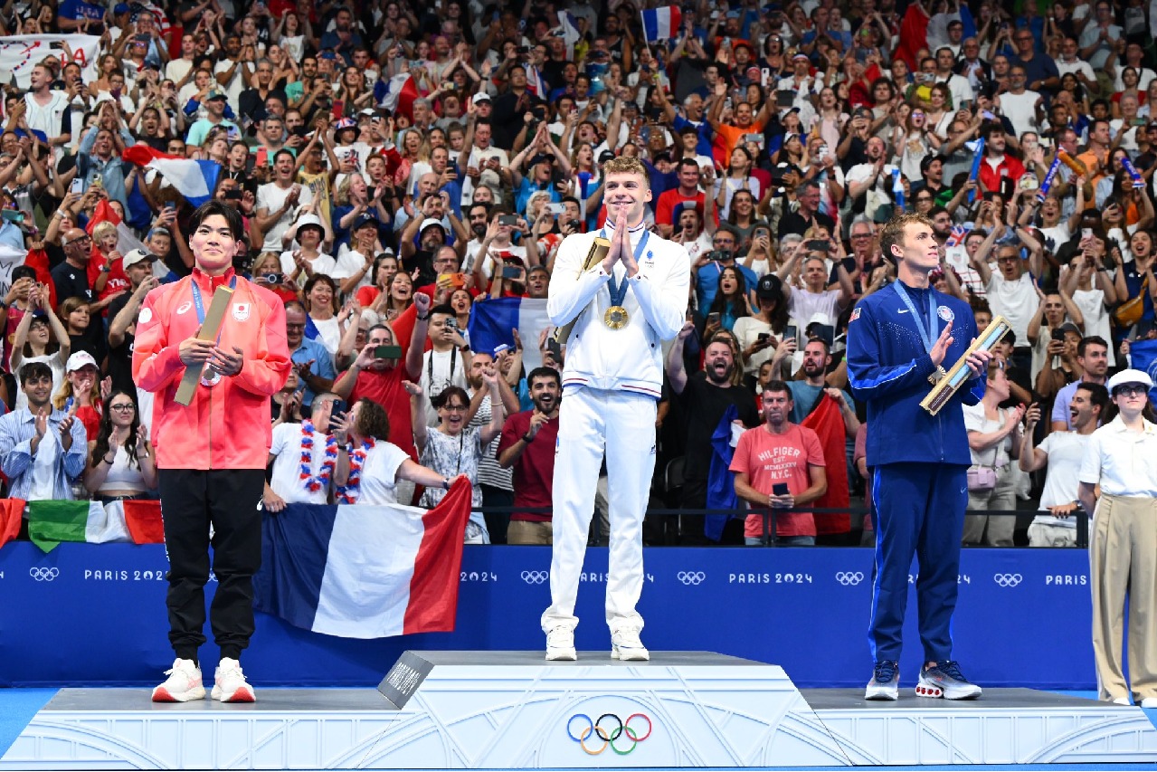 Paris Olympics: French swimmer Marchand takes historic double within 2 hours