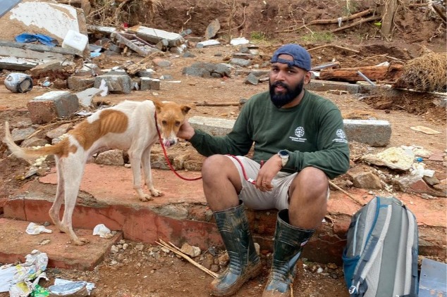 Wayanad disaster: Pet dog reunites with owner after six days