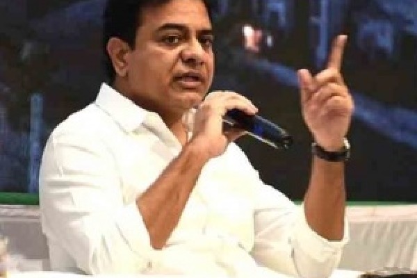 KTR concerned over 'alarming' decline in Telangana's IT exports