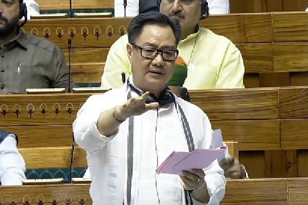 No interference with freedom of any religion: Kiren Rijiju backs Waqf Amendment Bill