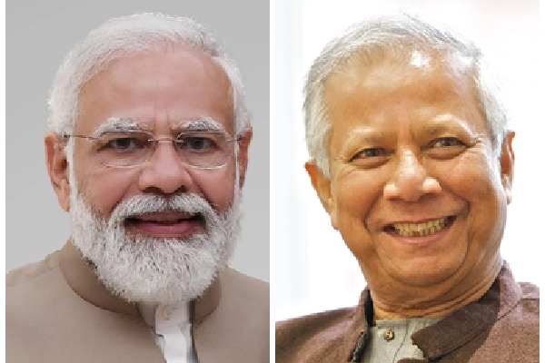 PM Modi extends best wishes to new B'desh interim leader Muhammad Yunus