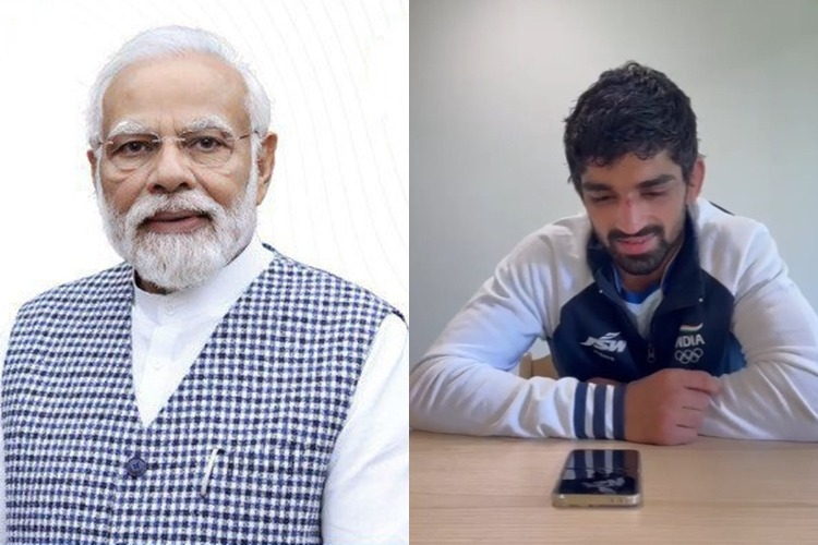 Paris Olympics: PM Modi speaks to Aman Sehrawat, latter promises to strike gold at LA 2028