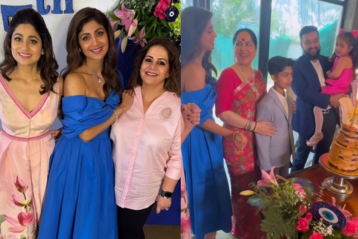 Shilpa Shetty throws lavish birthday bash for her mom