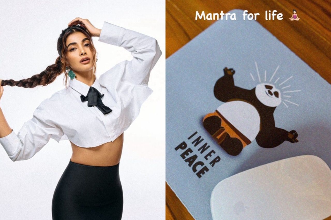 Pooja Hegde's 'mantra for life' is 'inner peace'