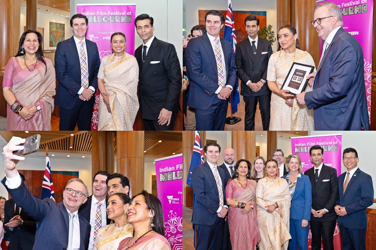 Rani Mukerji launches stamp in honour of Yash Chopra at Australian
 Parliament House