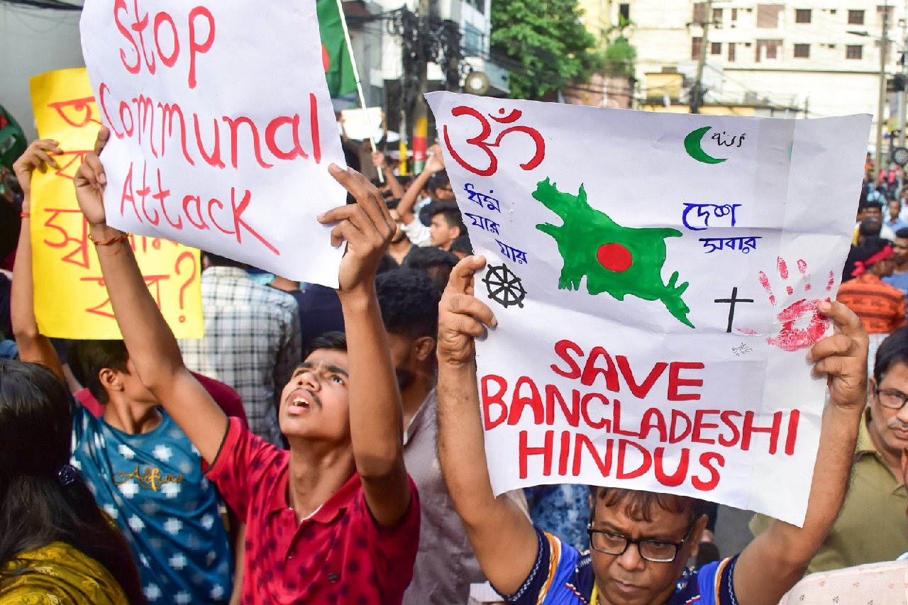 Hindus in B'desh cry for justice, say community facing repeated threats to leave country