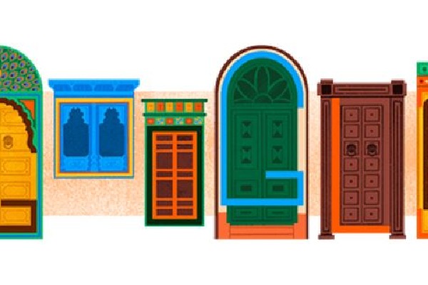 Google doodle celebrates India's Independence Day with architecture-theme