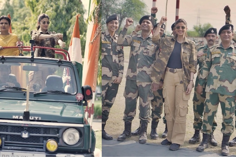 Shilpa Shetty celebrates Independence Day with BSF jawans