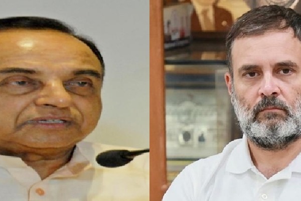 Subramanian Swamy files PIL in Delhi HC seeking cancellation of Rahul Gandhi's citizenship