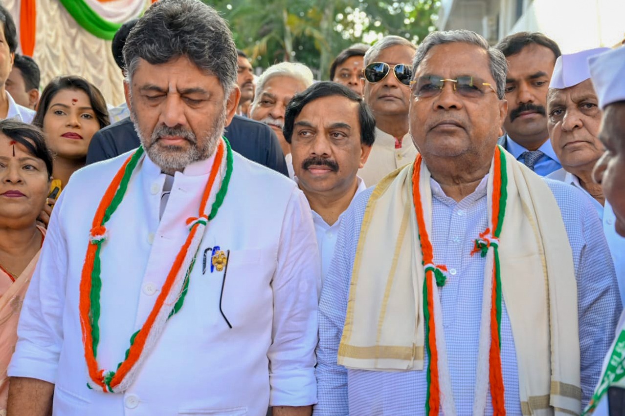 Congress party & K’taka govt stand firm behind Siddaramaiah: Shivakumar