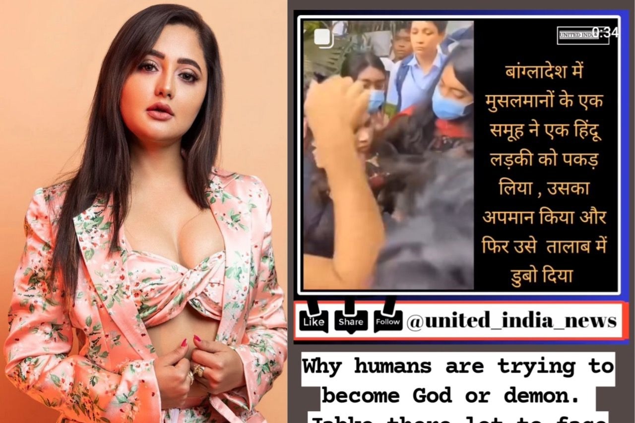 Rashami Desai raises voice against atrocities on Hindu girl in Bangladesh