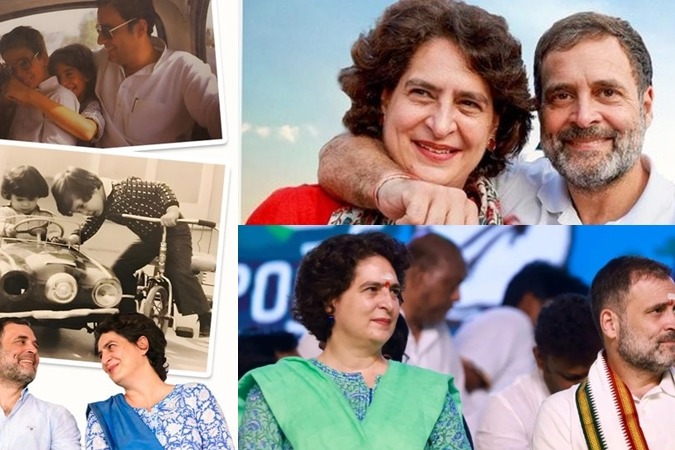 Gandhi siblings post heartfelt Raksha Bandhan messages, share photos