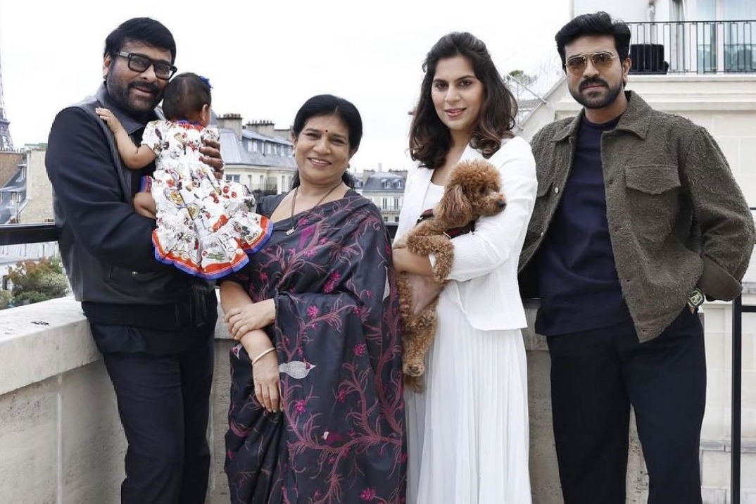 Ram Charan's daughter Klin achieves this milestone on grandfather
 Chiranjeevi's birthday