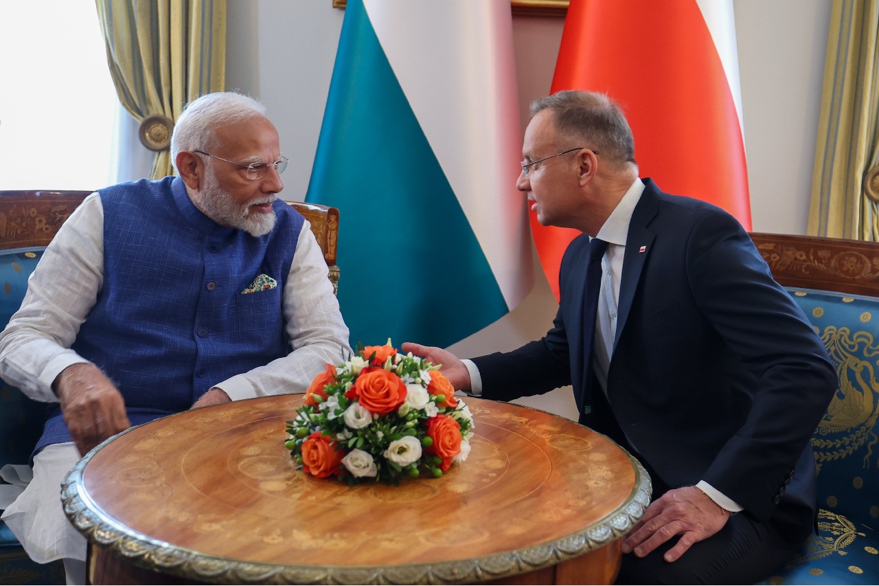 PM Modi and Polish President Duda discuss conflict in Ukraine and
 West Asia