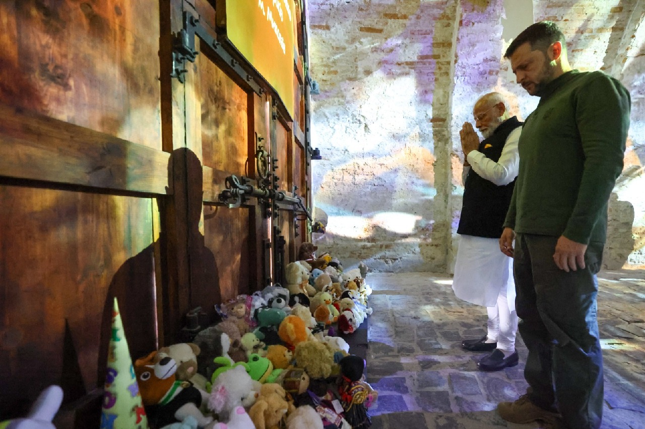 PM Modi, Zelensky pay tribute to children lost in Russia-Ukraine conflict