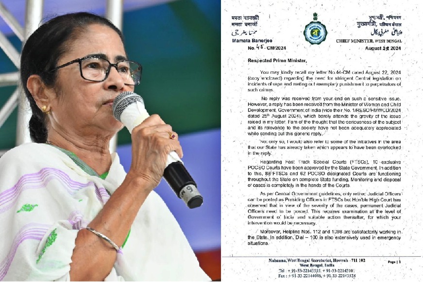 Mamata Banerjee writes to PM Modi again, urges stringent anti-rape laws