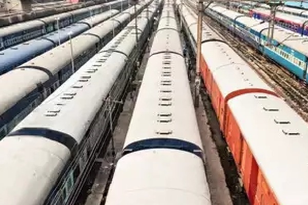 Several trains cancelled as heavy rains damage railway track in Telangana