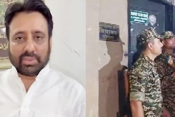 AAP MLA Amanatullah Khan claims ED raid at Delhi residence, fears arrest