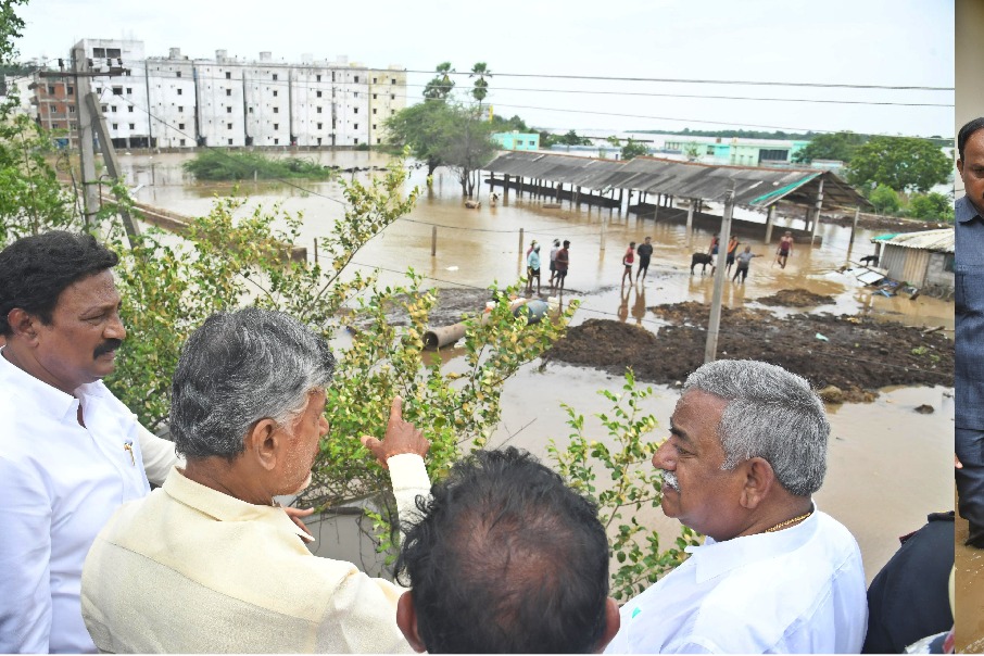 CM Chandrababu Naidu leads from front to provide relief to flood-hit people