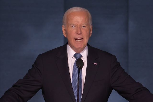 Biden says Harris has 'ramrod' backbone, moral compass of 'saint'