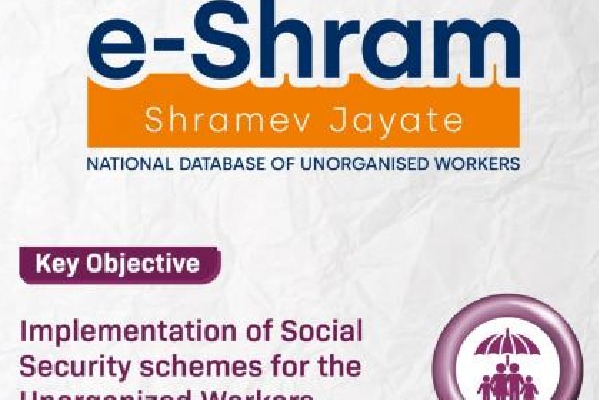 30 crore unorganised workers register on eShram portal in just 3 years