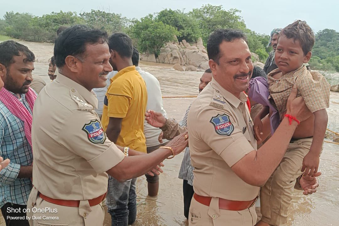 Nine Chenchu tribals trapped in Telangana floods rescued